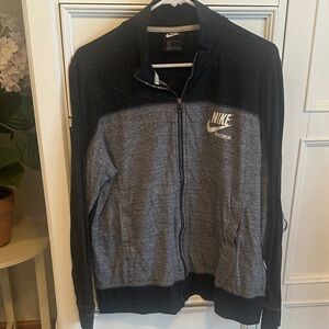 Nike Black and Gray Sports Jacket